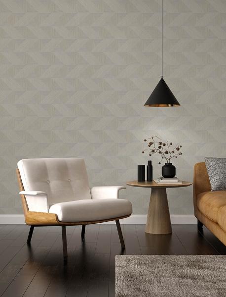 A Street Prints Presley Grey Tessellation Wallpaper
