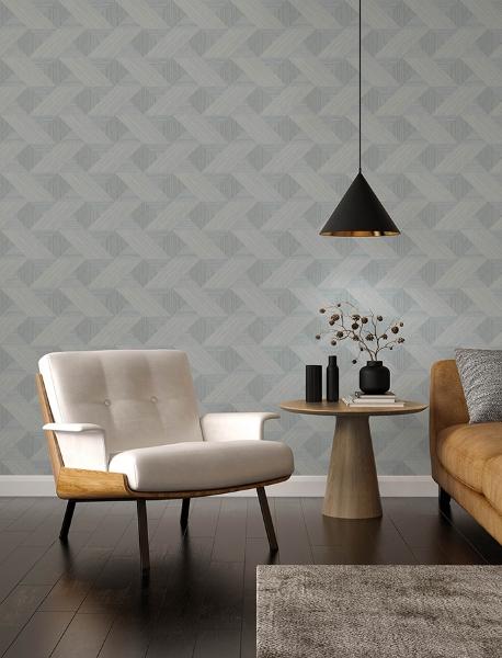 A Street Prints Presley Light Blue Tessellation Wallpaper