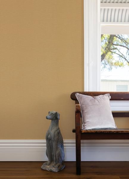 A Street Prints Qiaohui Apricot Petite Weave Wallpaper