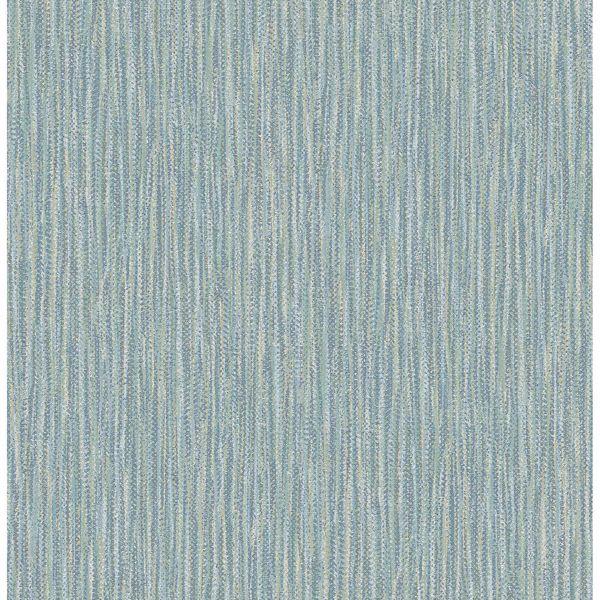 a street prints Raffia Aqua Faux Grasscloth Wallpaper