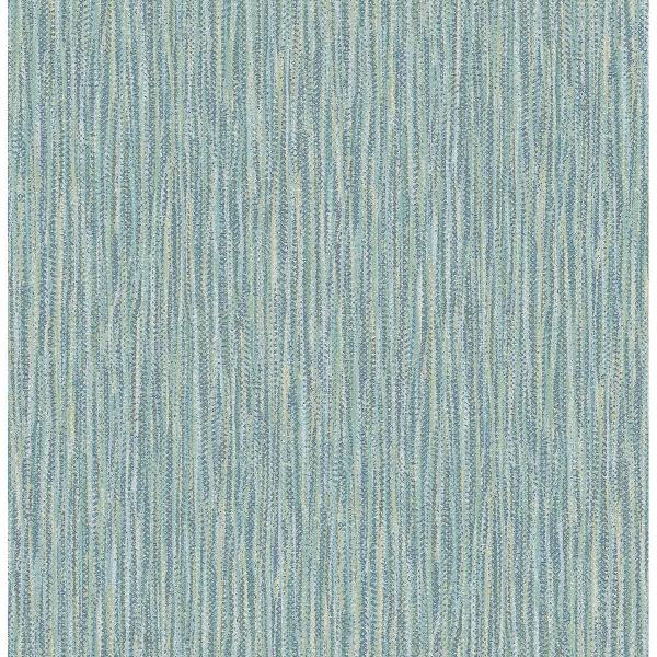 a street prints Raffia Thames Aqua Faux Grasscloth Wallpaper