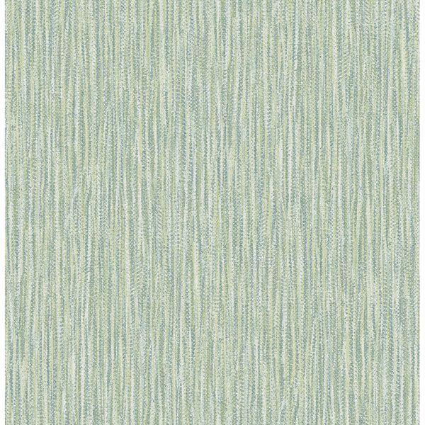 a street prints Raffia Thames Green Faux Grasscloth Wallpaper