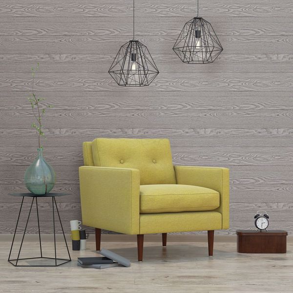 A Street Prints Ravyn Grey Salvaged Wood Plank Wallpaper