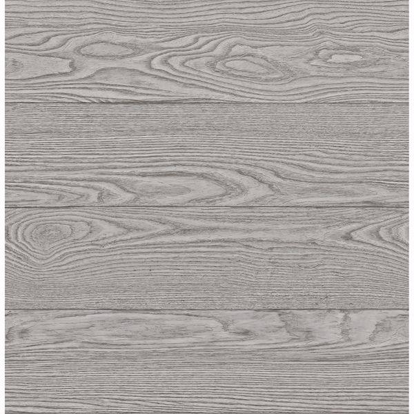 a street prints Ravyn Grey Salvaged Wood Plank Wallpaper