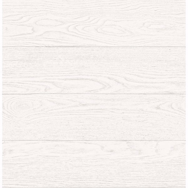 a street prints Ravyn White Salvaged Wood Plank Wallpaper