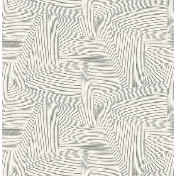 a street prints Reid Grey Woven Geometric Wallpaper