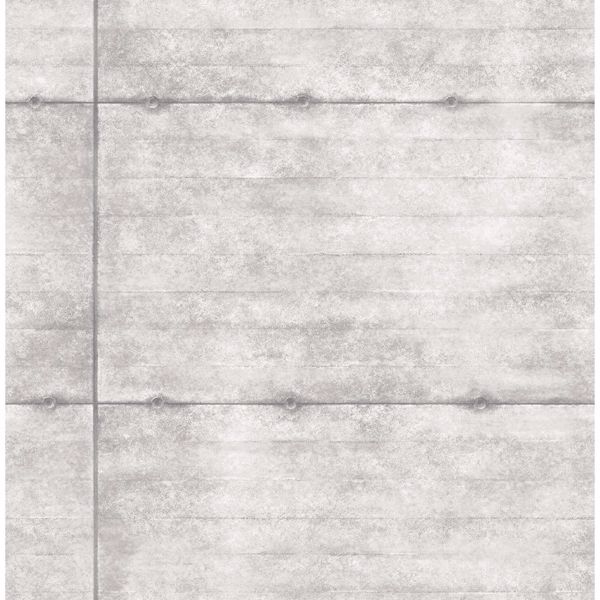 a street prints Reuther Grey Smooth Concrete Wallpaper