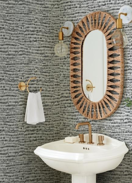 A Street Prints Runes Charcoal Brushstrokes Wallpaper