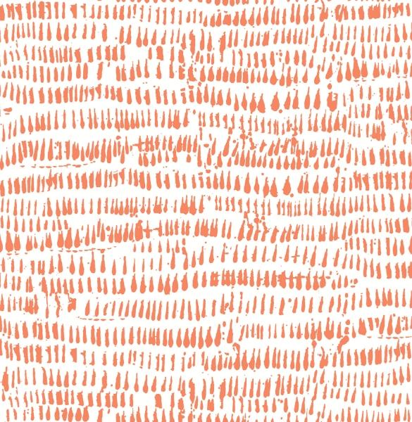 a street prints Runes Orange Brushstrokes Wallpaper