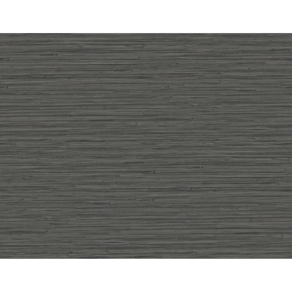 a street prints Rushmore Black Faux Grasscloth Wallpaper