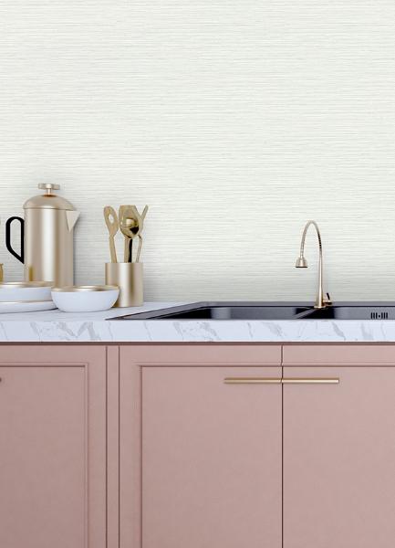 A Street Prints Rushmore White Faux Grasscloth Wallpaper