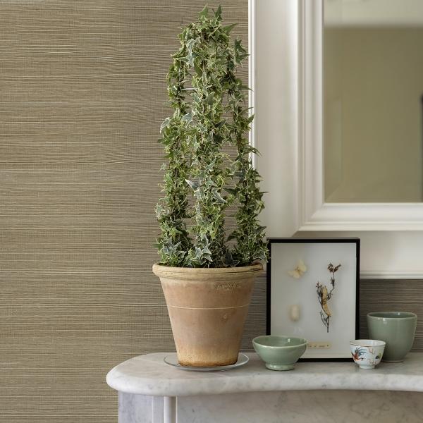 A Street Prints Sakiya Neutral Sisal Grasscloth Wallpaper