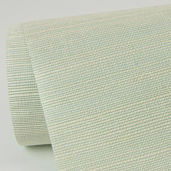 A Street Prints Sakiya Seafoam Sisal Grasscloth Wallpaper