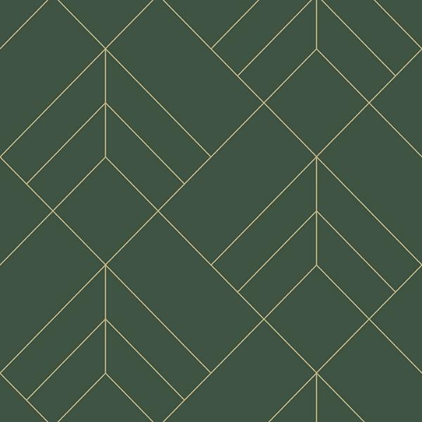 a street prints Sander Evergreen Geometric Wallpaper