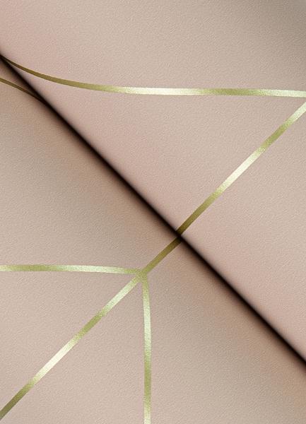 A Street Prints Sander Light Pink Geometric Wallpaper
