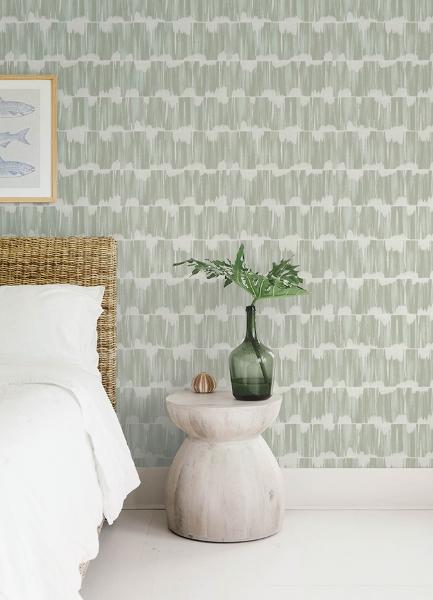 A Street Prints Serendipity Seafoam Shibori Wallpaper