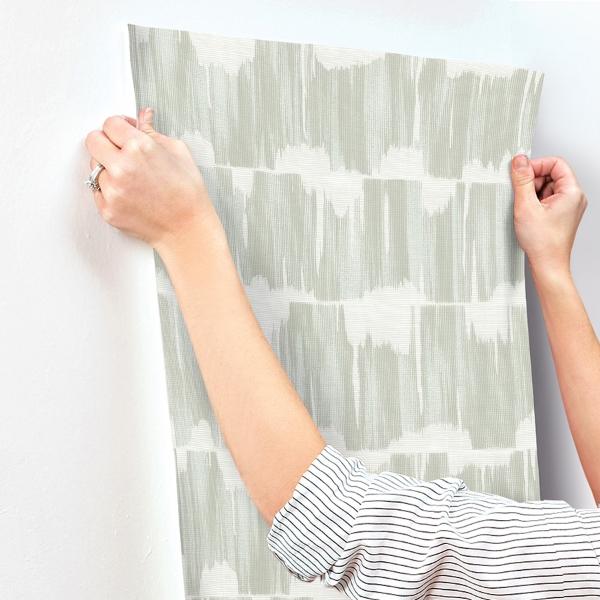 A Street Prints Serendipity Seafoam Shibori Wallpaper