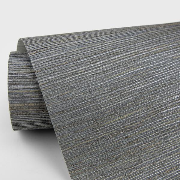 A Street Prints Shandong Slate Grasscloth Wallpaper