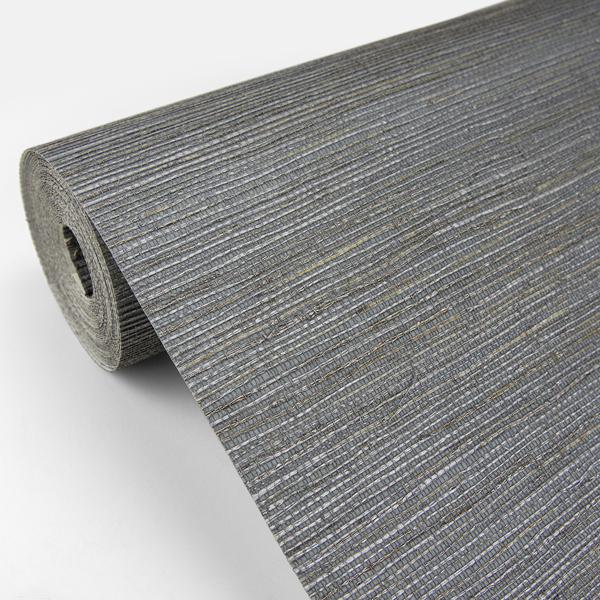 A Street Prints Shandong Slate Grasscloth Wallpaper