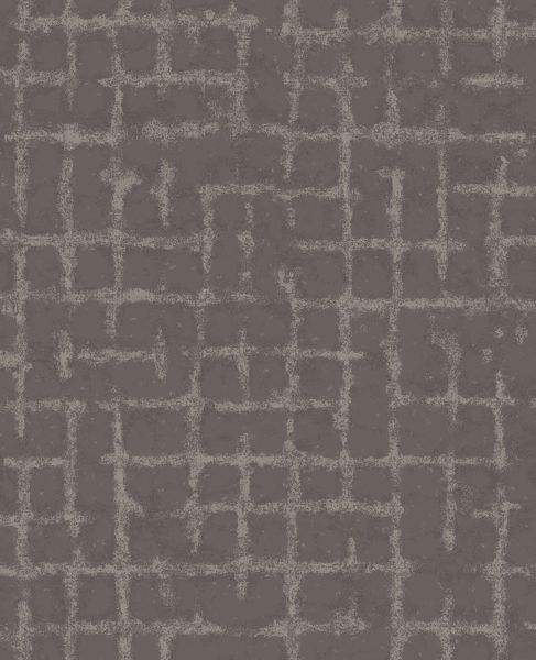 a street prints Shea Charcoal Distressed Geometric Wallpaper- Scott Living