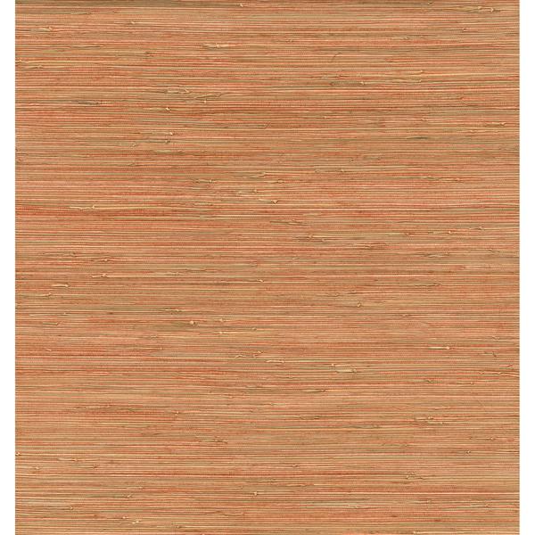 a street prints Shuang Coral Handmade Grasscloth Wallpaper
