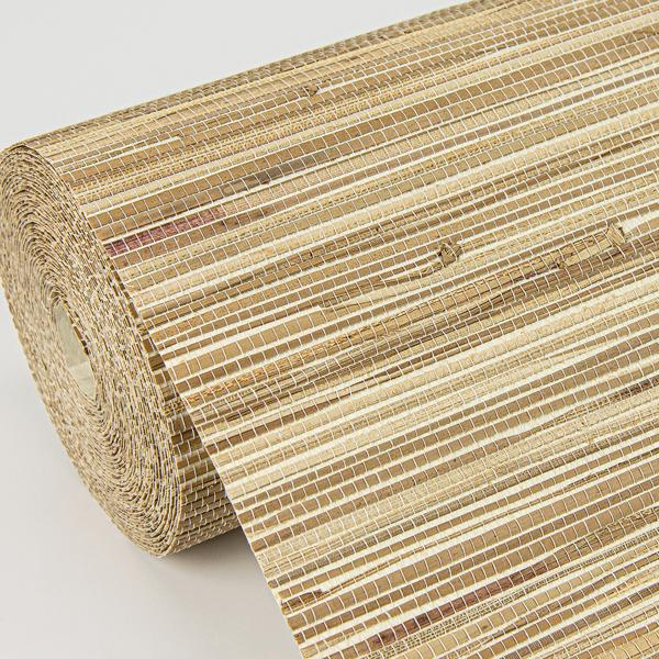 A Street Prints Shuang Light Brown Handmade Grasscloth Wallpaper