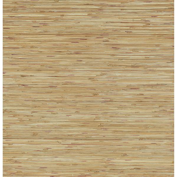 a street prints Shuang Light Brown Handmade Grasscloth Wallpaper