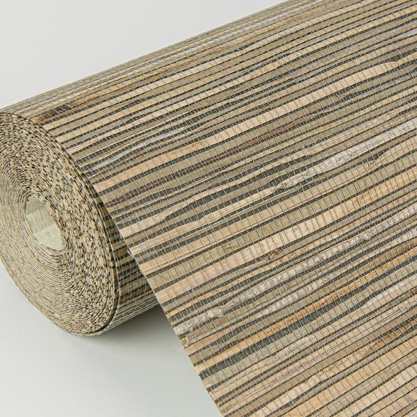 A Street Prints Shuang Olive Handmade Grasscloth Wallpaper