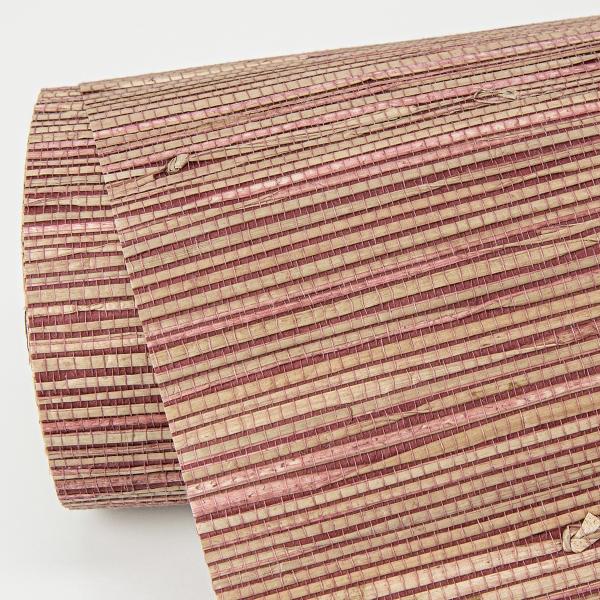 A Street Prints Shuang Raspberry Handmade Grasscloth Wallpaper