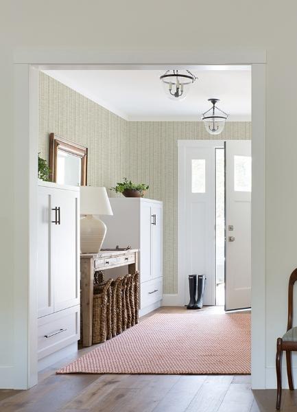 A Street Prints Simon Beige Woven Texture Wallpaper