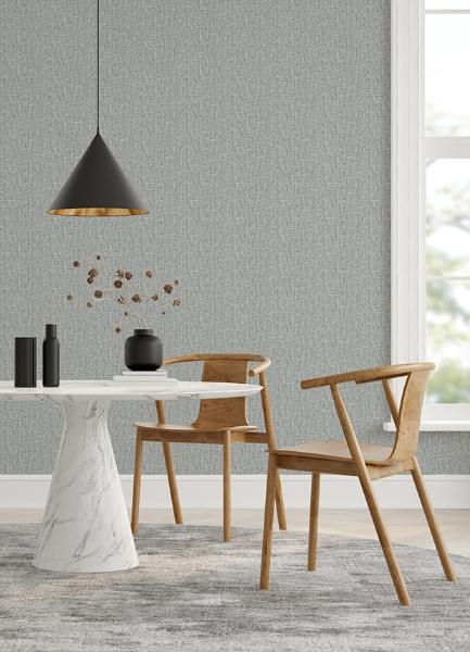 A Street Prints Snuggle Grey Woven Texture Wallpaper