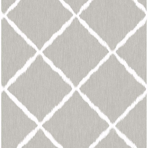 a street prints Sterling Ikat Trellis Wallpaper by Sarah Richardson