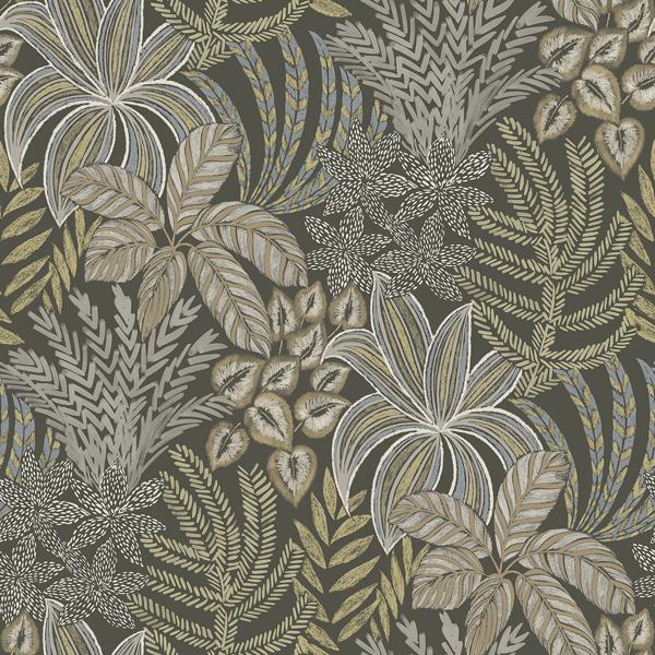 a street prints Sumner Brown Woodland Botanical Wallpaper