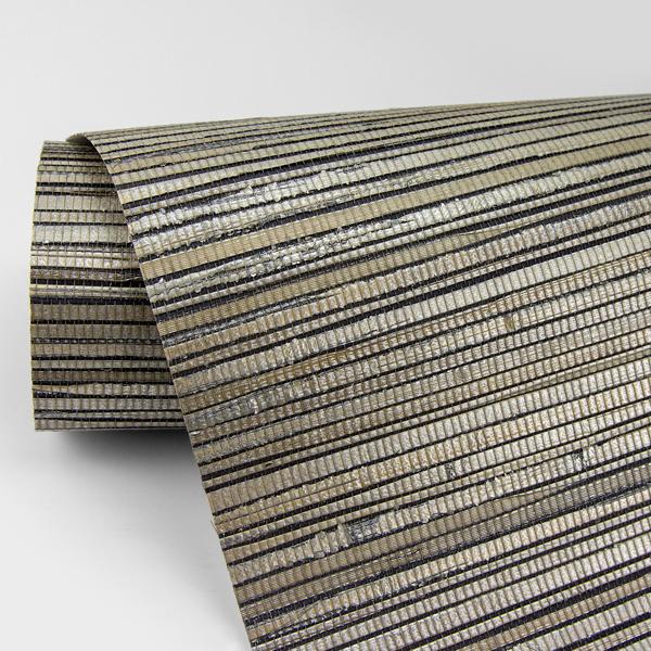 A Street Prints Surin Metallic Grasscloth Wallpaper