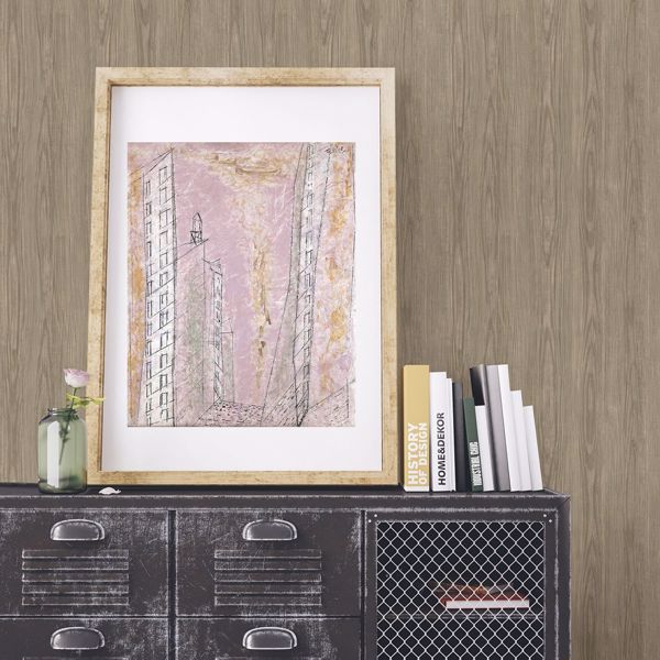 A Street Prints Tanice Light Brown Faux Wood Texture Wallpaper