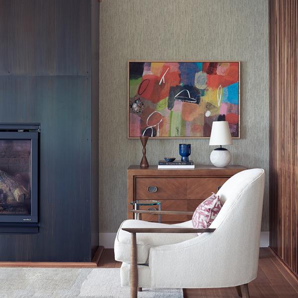 A Street Prints Terence Grey Pinstripe Texture Wallpaper