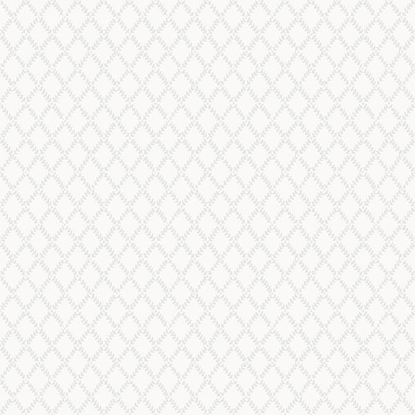 a street prints Trevor White Leaf Trellis Wallpaper