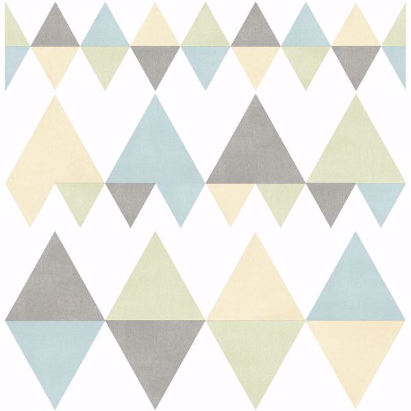 a street prints Trilogy Multicolor Geometric Wallpaper