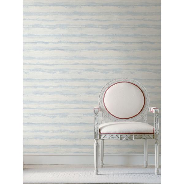 A Street Prints Truro Light Blue Weathered Shiplap Wallpaper