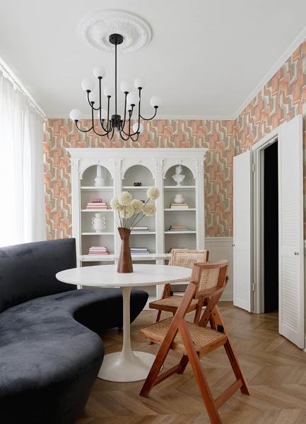 A Street Prints Tulum Coral Surreal Shapes Wallpaper