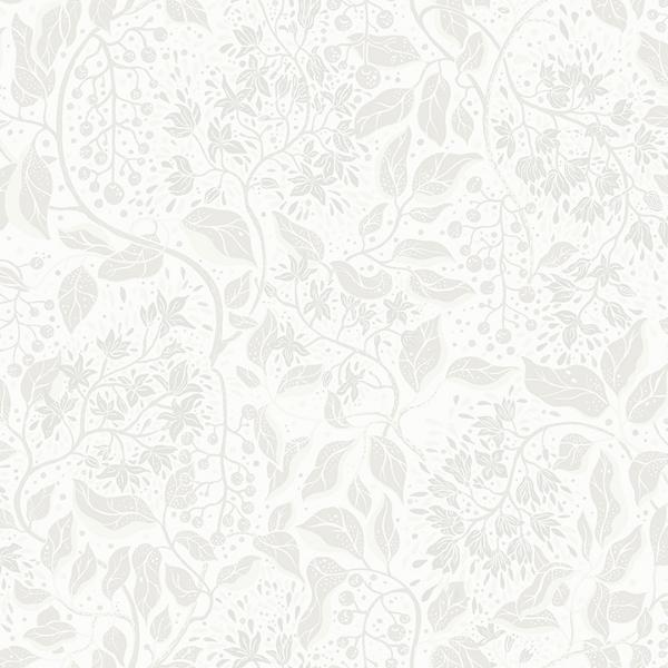 a street prints Turi Light Grey Twining Vines Wallpaper