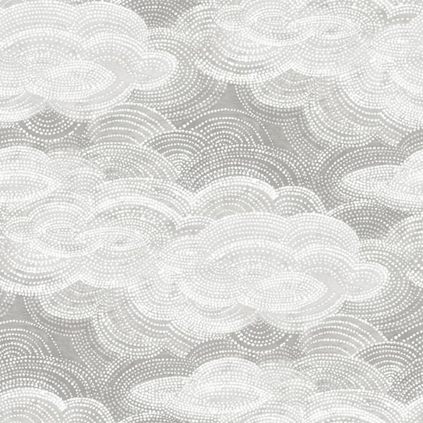 a street prints Vision Grey Stipple Clouds Wallpaper