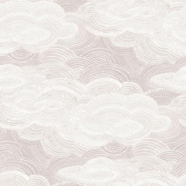 a street prints Vision Lavender Stipple Clouds Wallpaper
