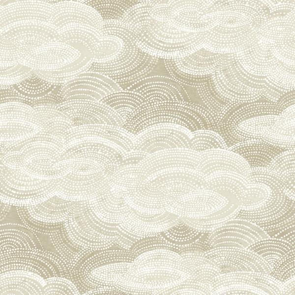 a street prints Vision Pearl Stipple Clouds Wallpaper