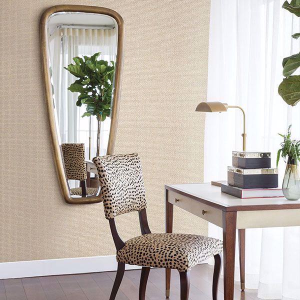A Street Prints Wanchai Metallic Grasscloth Wallpaper