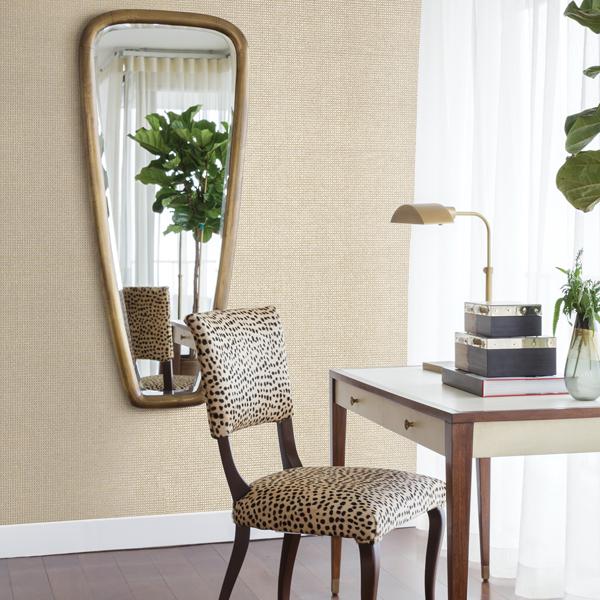 A Street Prints Wanchai Metallic Grasscloth Wallpaper
