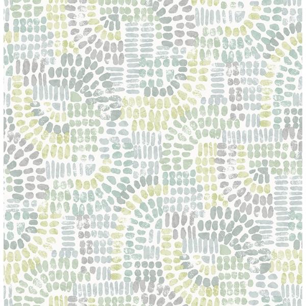 a street prints Wanderer Aquamarine Mosaic Wallpaper