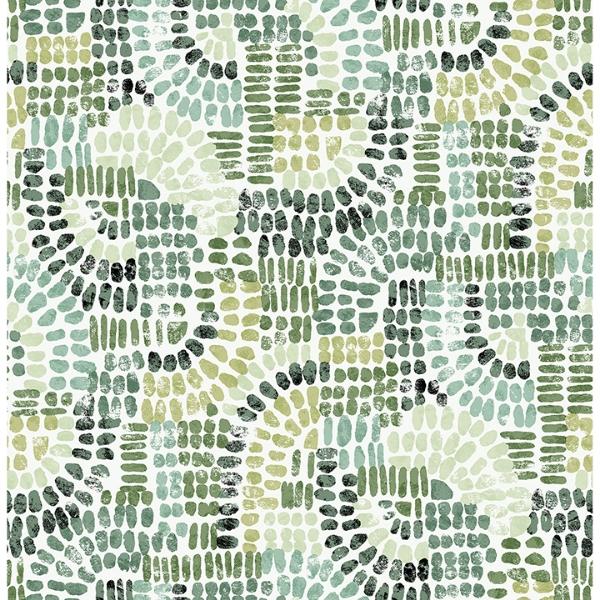 a street prints Wanderer Evergreen Mosaic Wallpaper