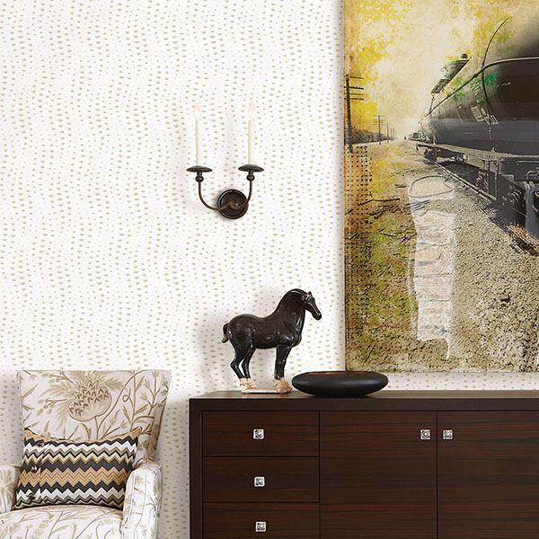 A Street Prints Wavelength Citrine Wallpaper By Sarah Richardson