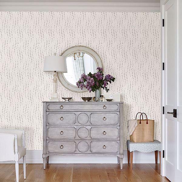 A Street Prints Wavelength Platinum Wallpaper By Sarah Richardson